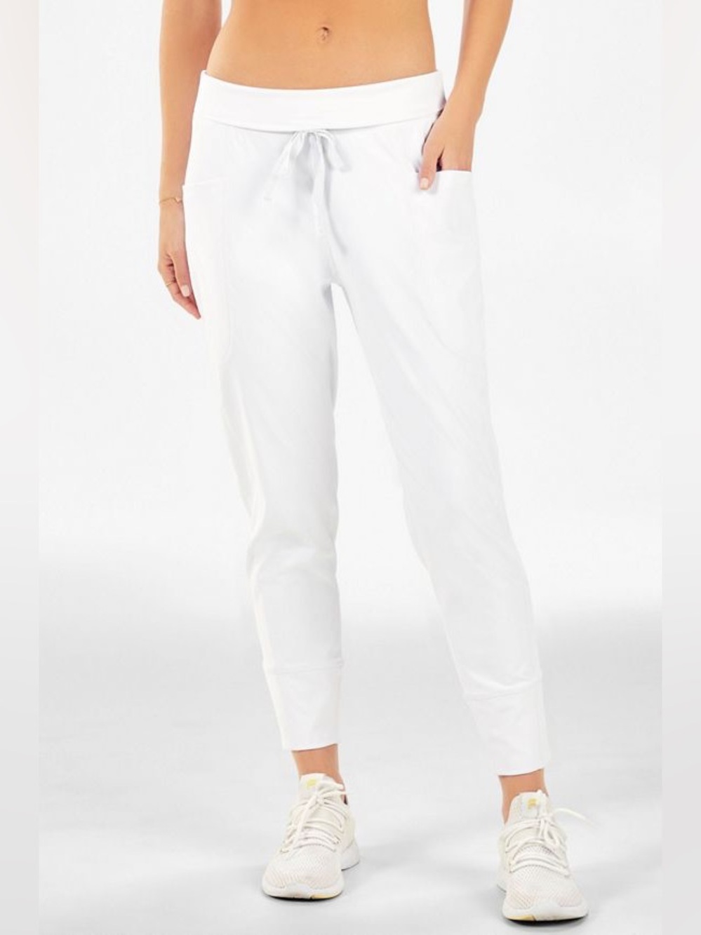 Fabletics Maj PureLuxe Pant White Size Medium